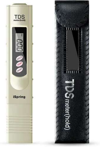 Miniatura 7 de iSpring TDS2 Medidor digital TDS de 2 botones con LCD retroiluminado, negro
