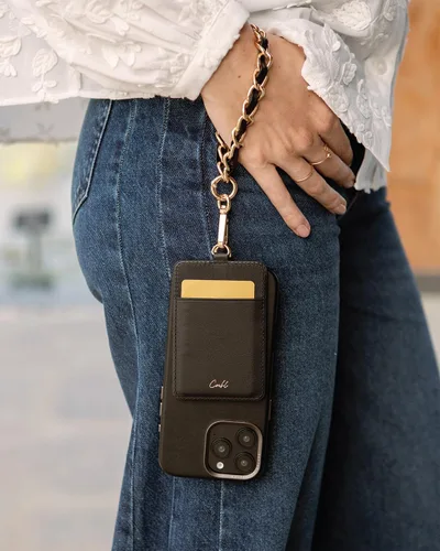 Miniatura 3 de Coehl CARYNE - Cordón universal 3 en 1 para teléfono y correa de mano con soporte para tarjeta de identificación
