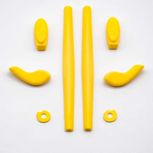 Miniatura 3 de Imytpft 2 Yellow CompatibleReplacement Silicone Leg Set For Oakleys Juliet Sunglasses Rubber Kit