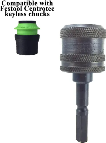 Miniatura 2 de Snappy Festool Centrotec a adaptador hexagonal de cambio rápido de 1/4" fabricado en Estados Unidos