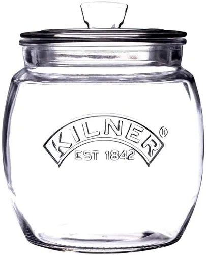 Miniatura 6 de Kilner Glassware - Tarro de almacenamiento universal duradero multiusos con tapa hermética, 28-3/4 onzas líquidas, 1 EA, transparente