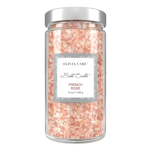 Miniatura 12 de OLIVIA CARE Paquete de 3 sales de baño combinadas por Apricot Fig, French Rose & Jasmine Gardenia – Alivia y relaja los músculos. Exfolia