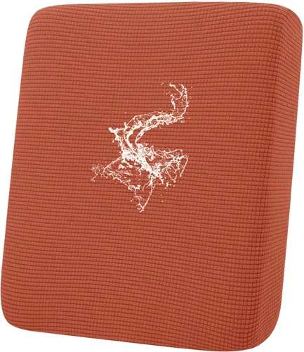 Miniatura 94 de hyha Fundas impermeables para cojines de sofá para mascotas, funda antideslizante para asiento de sofá para perros lavable, tela de jacquard Gris