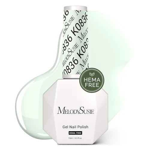 Miniatura 66 de MelodySusie Juego de 2 piezas de gel floreciente transparente y capa superior para diseño de uñas, esmalte de uñas de gel UV acuarela mármol, gel