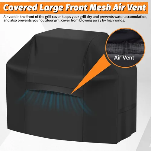 Miniatura 5 de i COVER Funda para parrilla Weber de 22 pulgadas, cubierta impermeable para parrillas Weber Char-Broil de 22 pulgadas, cubierta de barbacoa