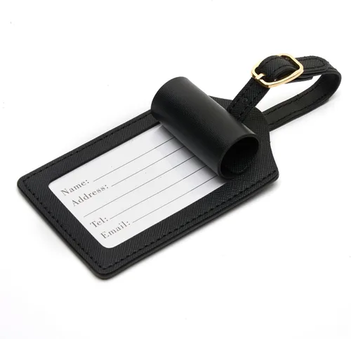Miniatura 2 de Etiqueta de equipaje de piel sintética para maleta, bolso de mano, bolsa de viaje, etiqueta de maleta, etiqueta de maleta con tarjeta de nombre