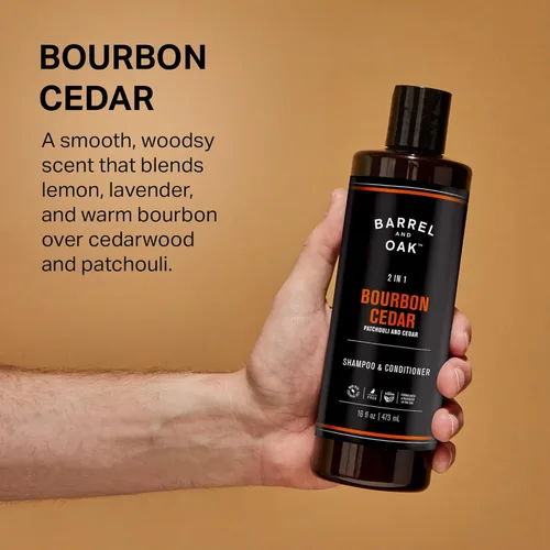Miniatura 6 de Barrel and Oak - Champú y acondicionador 2 en 1, juego de champú y acondicionador para hombres, cuidado del cabello para hombres, limpia el cabello