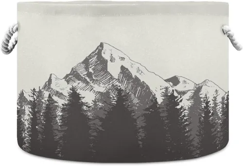 Miniatura 11 de Cesta de cuerda de algodón Western Desert Cowboy - Cesta de lavandería para bebé, sala de estar, lavandería, guardería, decoración del hogar, 20 x