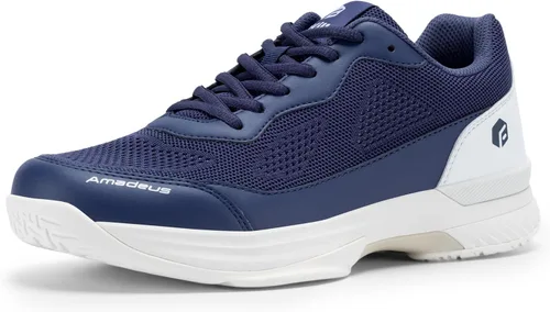 Miniatura 2 de FitVille Wide Pickleball Shoes for Men Tennis Shoes Sneakers for All Court Racquetball Athletic Shoes for Racquet Sport Arch Support & Wide Toe Box