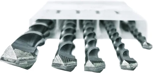 Miniatura 3 de Makita SDS-Plus - Juego de brocas para martillos rotativos SDS+, 5 piezas, perforación agresiva para hormigón y mampostería, brocas con punta