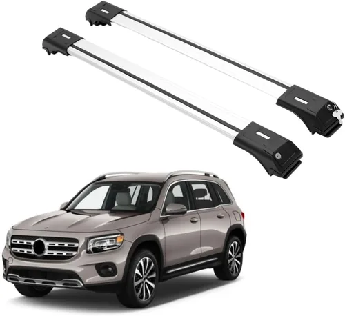 ERKUL Barras transversales para portaequipajes para Mercedes Benz GLB 2020-2026 | Barras transversales de aluminio con bloqueo antirrobo para techo