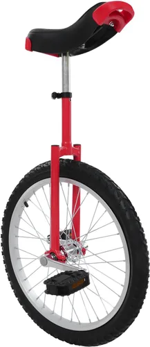 Miniatura 21 de Monociclo de rueda, bicicleta de una rueda con borde y pedales, monociclos de acero modernos para edades unisex de 10 a 60 años, entrenamiento