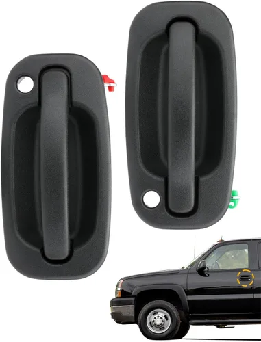 Miniatura 11 de Manija de puerta exterior, compatible con Chevy Silverado Suburban Tahoe Avalanche 1999-2007, GMC Sierra Yukon, Cadillac Escalade, exterior