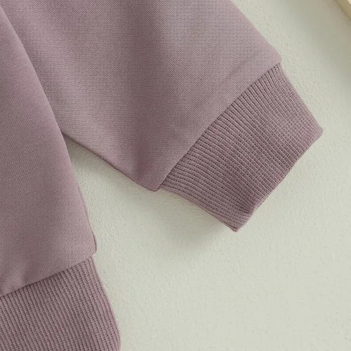 Miniatura 3 de Fernvia Ropa para bebé niña de 3, 6, 9, 12, 18 y 24 meses, conjuntos de sudadera de manga larga + pantalones