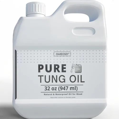 Miniatura 8 de Aceite Tung 100% puro para madera al aire libre con cepillo, aceite Tung seguro de grado alimenticio para acabado de madera, sellador impermeable