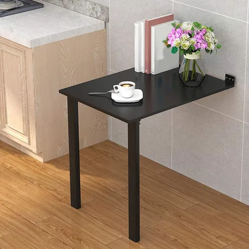 Mesa plegable flotante de hojas caídas para montar en la pared, mesa de comedor de cocina multifuncional, escritorio de computadora, para oficina en