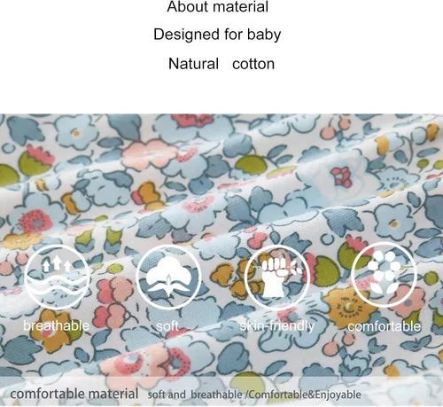 Miniatura 7 de pureborn Mameluco de algodón súper suave para niñas de 0 a 24 meses