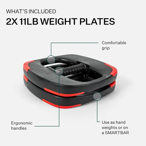 Miniatura 2 de Les Mills™ Dual Purpose Ergonomic Exercise Weight Plates for Total Body Workouts
