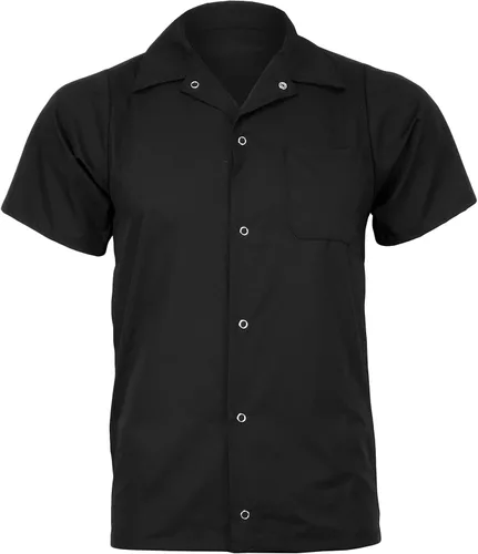 Miniatura 2 de ChefsCloset Camisa de cocina de malla con ventilación camisa de chef blanca con bolsillo