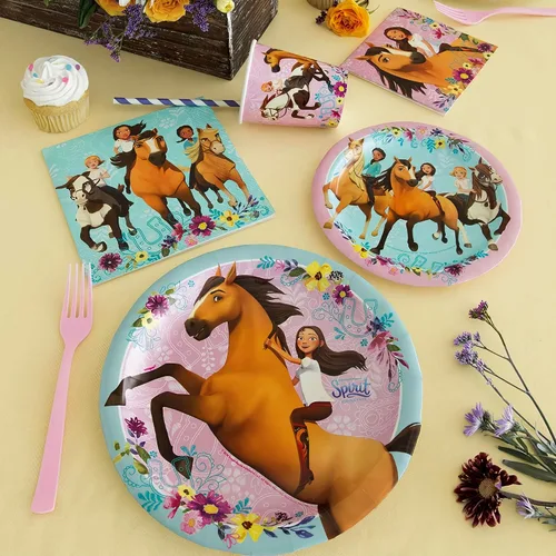 Miniatura 3 de Unique Vasos de papel desechables - 9 onzas, Spirit Riding Free, 8 Pcs