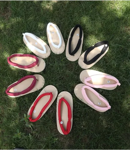 Miniatura 4 de Wolancy Zapatos tipo zueco para cosplay, disfraz de anime, pantuflas con calcetines