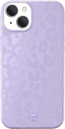 Miniatura 128 de VELVET CAVIAR Funda para iPhone 15 Pro, compatible con MagSafe, probada en caídas de 10 pies, estampado de leopardo y amatista púrpura