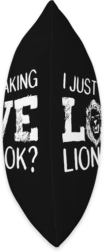 Miniatura 2 de Lion Cub Mane Roar Feline Leo Africa Zoology Motif Tamer Leo Lioness Big Cat Feline Jungle Pride Roar Cub Lion Throw Pillow, 16x16, Multicolor