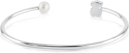 Miniatura 2 de Pulsera TOUS Sweet Dolls de plata 925 con perla cultivada de agua dulce china blanca de 0.236 0.256 in