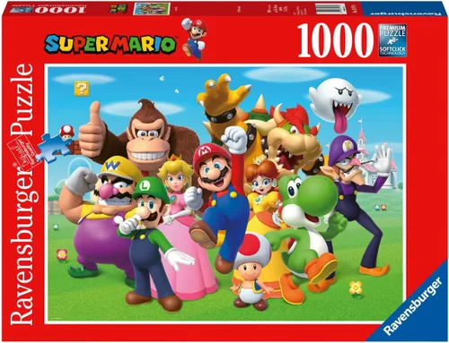 Ravensburger Super Mario Brothers Bros - Rompecabezas de 1000 piezas para adultos y niños a partir de 12 años, 500, color verde