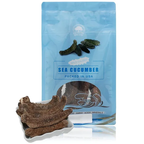 Miniatura 14 de DOL Wild Alaska Red Sea Pepino 9-12pcs 7-9 años 9-12 (pepino de mar seco)- en caja grande 8oz/caja Caja Grande-8 onzas