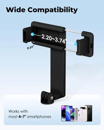 Miniatura 4 de Viozon Palo selfie inalámbrico de aleación de aluminio, ligero, extensible, de bolsillo, con control remoto, compacto para selfie de viaje