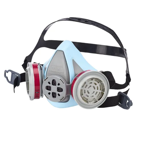 MSA 10218529 Advantage 900 Respirador elastomérico de media máscara – Reemplazo rentable para respiradores desechables, filtros de respiración