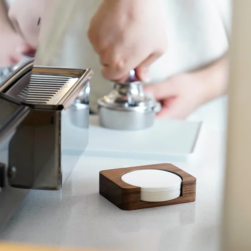 Miniatura 7 de watchget Soporte de filtro de papel espresso, contenedor de almacenamiento de filtro de café, dispensador de filtro de café compatible con filtros