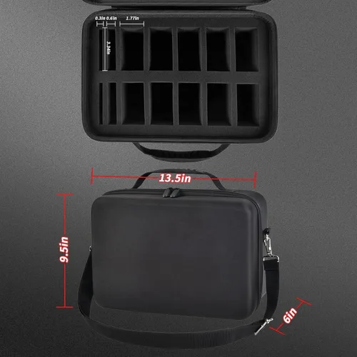Miniatura 6 de Estuche para tarjetas rígidas de 3 x 4 pulgadas, caja de almacenamiento de tarjetas comerciales graduada, cajas organizadoras de tarjetas deportivas