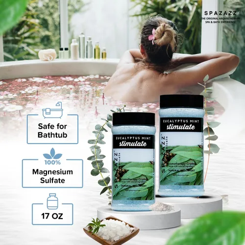 Miniatura 5 de Spazazz Cristales de eucalipto y menta para spa y baño
