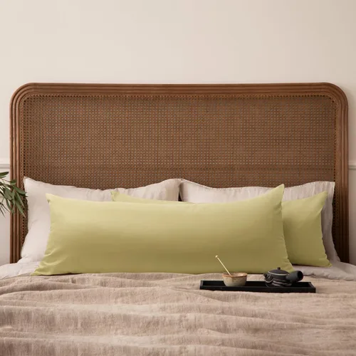 Miniatura 10 de Thmyo - Paquete de 2 fundas de almohada de algodón sólido decorativas cuadradas, fundas de almohada DIY, fundas de almohada en blanco