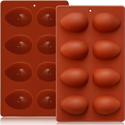 Miniatura 20 de Moldes de bomba de cacao para chocolate caliente, silicona hemisferio de 2.5 pulgadas, paquete de 3, molde semicircular, 6 cavidades, circular, sin