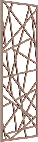 Miniatura 30 de Conway Paneles de pared decorativos de madera con calado, 9 3/8 pulgadas de ancho x 24 3/8 pulgadas de alto x 1/4 de alto, aliso