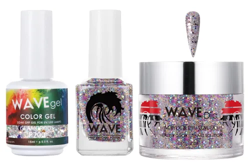 Miniatura 30 de WAVEGEL - Juego de gel de remojo, laca de uñas y polvo acrílico a juego - Colección Simplicity - #P109 Blizzard