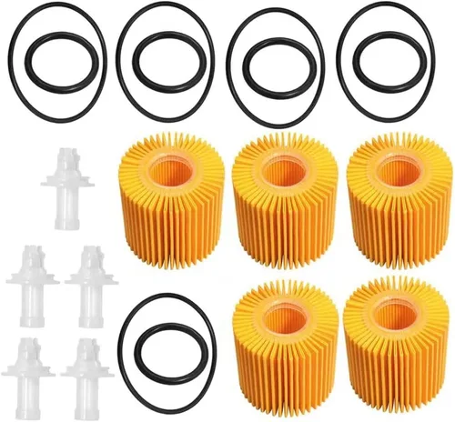 Paquete de 5 filtros de aceite de motor para Toyota Avalon Camry RAV4 Highlander Sienna Lexus Tacoma Venza repuesto # 04152-YZZA1 04152-31090