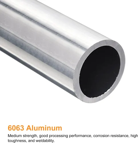 Miniatura 32 de uxcell Tubo Redondo de Aluminio 6063, 10 mm DE 6 mm DI 200 mm Longitud Tubo para Proyectos de Industria DIY, 2 Piezas