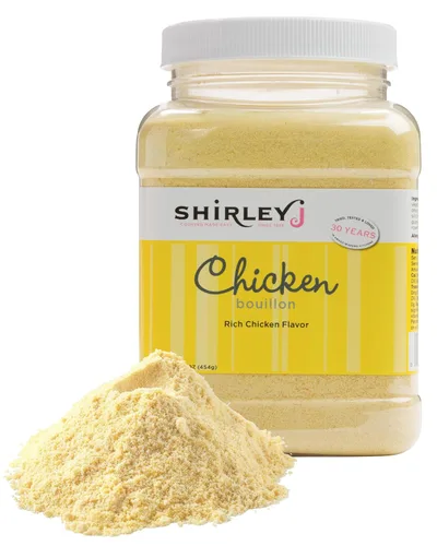 Miniatura 10 de Shirley J Polvo de caldo rico con sabor a carne, base de sopa multiusos y caldo bajo en sodio – Sustituye a más de 30 cajas de caldo, condimento