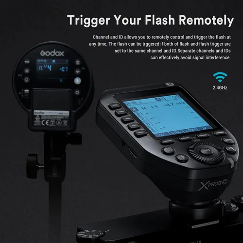 Miniatura 3 de Godox XProII-F XProIIF TTL Disparador de flash inalámbrico para cámaras Fuji, transmisor de flash inalámbrico 2.4G HSS 1/8000S, conexión Bluetooth