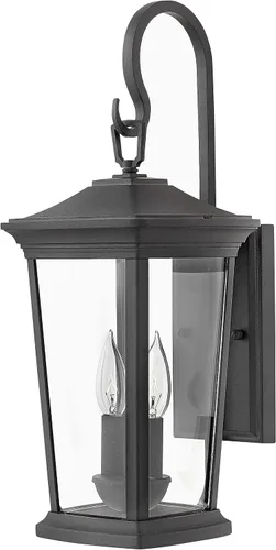 Miniatura 10 de Hinkley Bromley Collection - Linterna pequeña de pared LED de 4 W, color negro museo