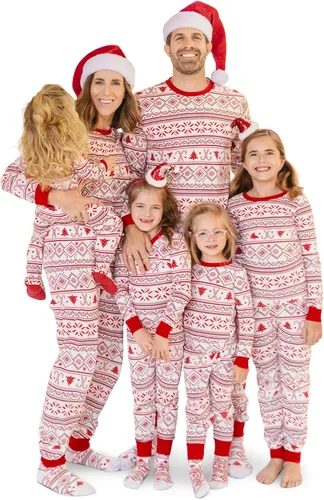 Miniatura 36 de The Children's Place Pijama de Navidad unisex para bebé, algodón Esqueleto
