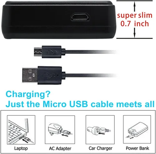 Miniatura 2 de Kastar Cargador LCD Dual Slim para Canon LP-E5 LPE5 y Canon EOS Rebel XS, Rebel T1i, Rebel XSi, 1000D, 500D, 450D, Kiss X3, Kiss X2, Kiss F Cámara