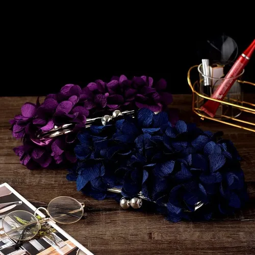 Miniatura 7 de Bolso de noche para mujer, diseño floral, para boda, baile de graduación, beso