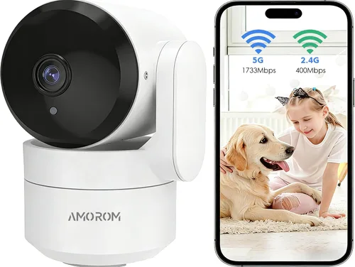 Miniatura 14 de Cámara AMOROM para mascotas 360° Cámaras de seguridad para el hogar (paquete de 3)