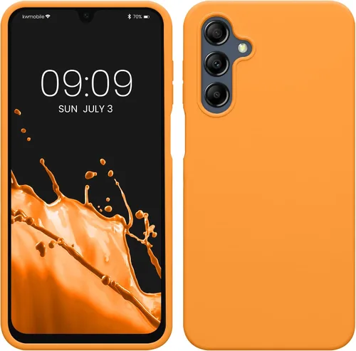Miniatura 116 de kwmobile Funda Compatible con Samsung Galaxy A14 5G - Funda de teléfono de TPU y silicona con acabado suave - Verde Lima