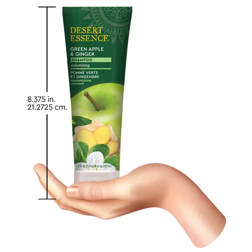 Miniatura 4 de Desert Essence, Champú espesante, manzana verde y jengibre, 8 onzas